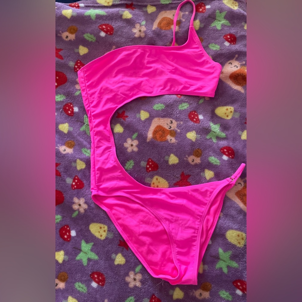 Fashion Nova Island Beach House Cutout One Piece Barbie Swimsuit